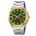 SKMEI Hommes Montre à quartz Mode Affaires Montre-bracelet Phase de Lune Lumineux Chronomètre Calendrier Acier Suivre