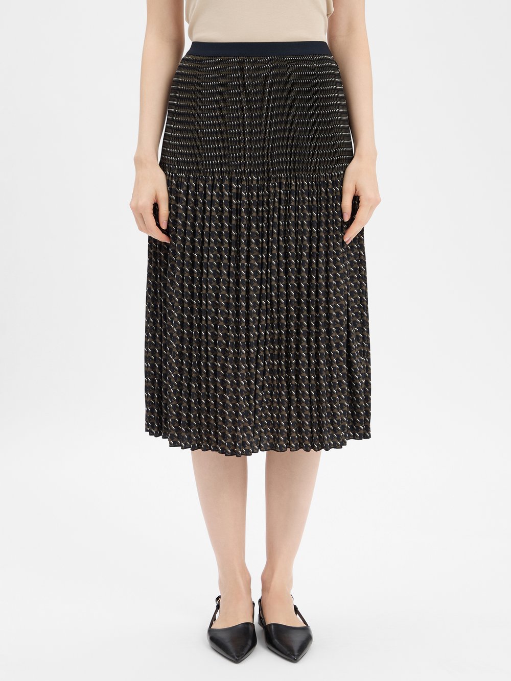 Opus Faltenrock Damen schwarz, 38