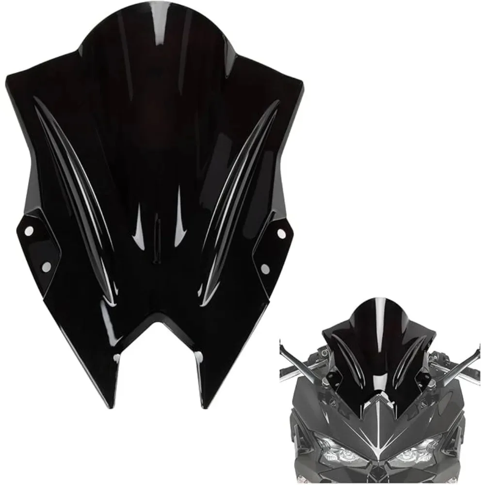 Motorrad Windschutzscheibe Double Bubble Windabweiser Schutz Verkleidung für KAWASAKI NINJA 500 SE NINJA 500 2024 2025 Image