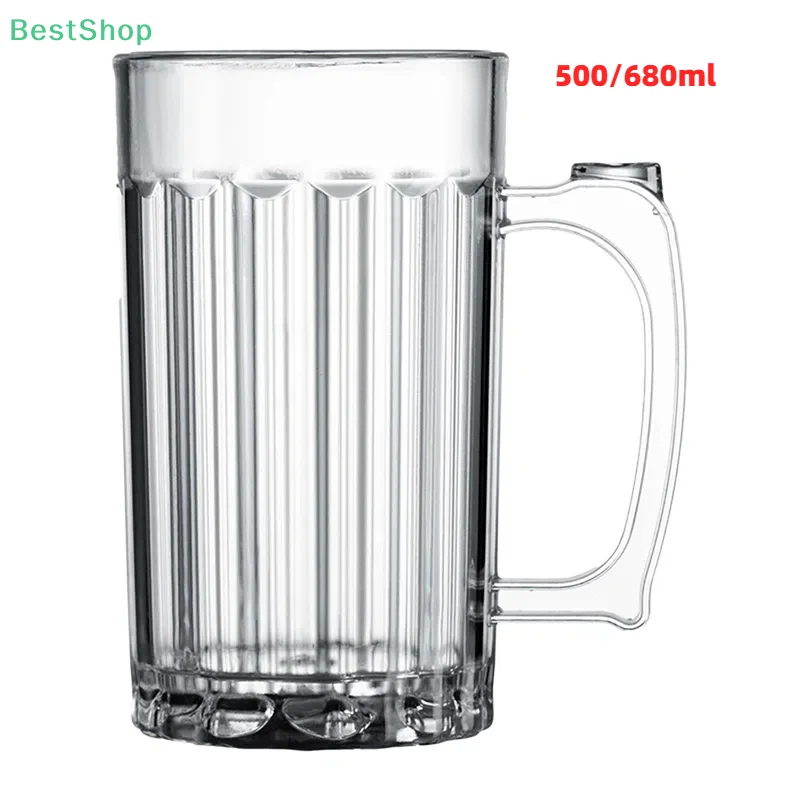Σ Victoria Parque500/680 ml transparenter Acryl-Bierkrug für die Partybar zu Hause Image