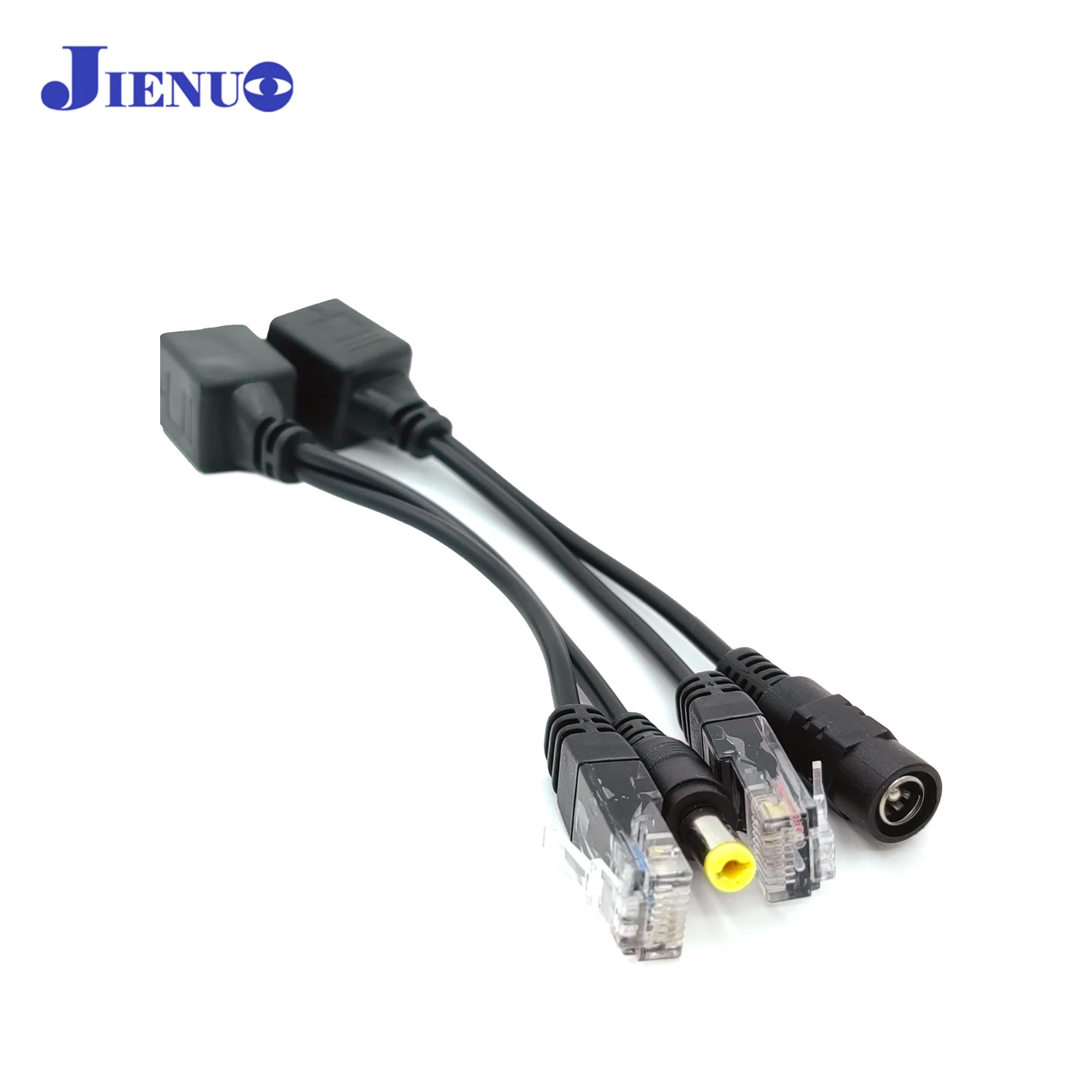 POE Kabel Passive Power Over Ethernet Adapter Kabel Splitter RJ45 Injektor Netzteil Modul 12-48 v Splitter Kit für IP Kamera Image