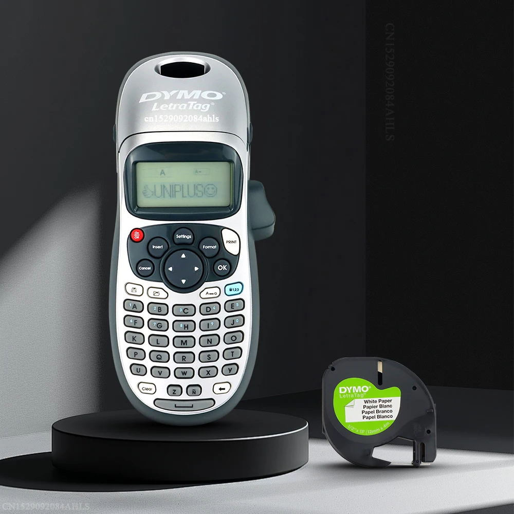 Tragbarer Tintenloser Etikettierer Dymo Etikettenmaschine Dymo Letratag LT100H Beschriftungsgerät oder 5 Stück 12 mm Etikettenband 91201 91202 12267 Image