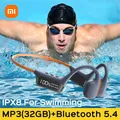 Xiaomi Mijia Cuffia Bluetooth a conduzione ossea IPX8 Auricolare da nuoto impermeabile Musica stereo wireless 32GB Auricolare sportivo MP3