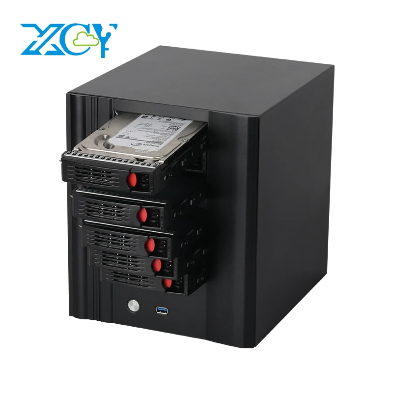 XCY X108 NAS 4/6/8 Bay 2,5/3,5 Zoll SATA HDD Intel N100 N150 DDR5 M.2 NVMe SSD 10G Ethernet Typ-C Windows11 Linux RAID FreeNas