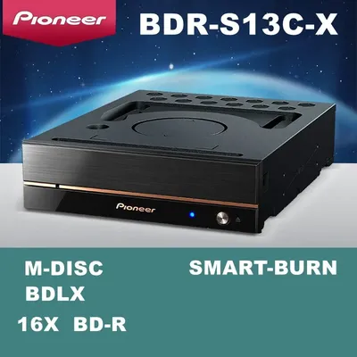 Pioneer BDR-S13C-X 16x Blue Ray Disc Driver Blue Ray Writer CD DVD BD Internal Blu-ray Drive SATA Windows For Desktop Computer
