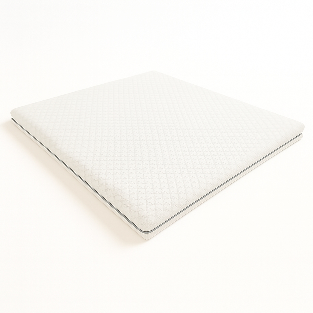 THE WHITE STONE Topper 180x200 | Memory 9 Zonen | 5 cm | Allergiker Bezug | Made in Italy Image