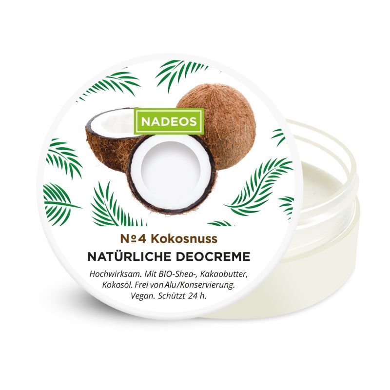 NADEOS Crema deodorante naturale al cocco 40 g