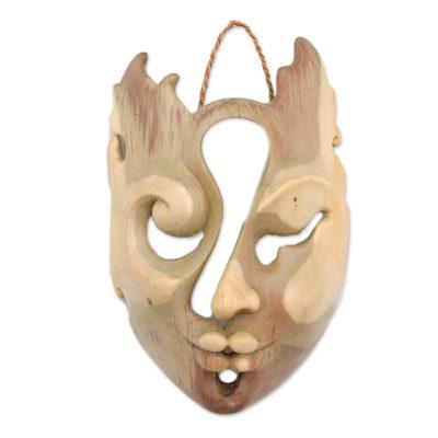 Wood mask 'The Collaboration'