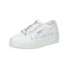 Plateausneaker SUPERGA "Superga Sneaker Textil", Gr. 40, weiß (weiß, weiß), Textil, casual, Schuhe