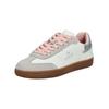 Sneaker REPLAY "Replay Sneaker Leder/Synthetik", Damen, Gr. 39, weiß (weiß, beige), Leder, Synthetik, casual, Schuhe