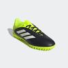Fußballschuh ADIDAS PERFORMANCE "COPA PURE 3 CLUB KUNSTRASEN", Gr. 40, core schwarz, cloud weiß, lucid lemon, Synthetik, sportlich, Schuhe, geeignet für harte Untergründe Asche und Kunstrasen