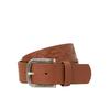 Ledergürtel JACK & JONES "JACHARRY BELT NOOS", Damen, Gr. 80, braun (cognac), Leder, unifarben, modisch, Gürtel