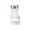 Sneaker HUMMEL "SLIMMER STADIL HIGH", Gr. 43, blau (weiß, navy), Textil, Leder, sportlich, Schuhe