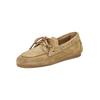 Slipper PAVEMENT "Pavement Slipper Leder", Damen, Gr. 40, grau (taupe), Leder, casual, Schuhe