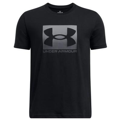 T-Shirt UNDER ARMOUR, Kinder, Gr. S (128/134), schwarz,, pitch gray, Obermaterial: 60% Baumwolle, 40% Polyester, sportlich, Shirts Image