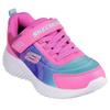 Sneaker SKECHERS "BOUNDER", Kinder, Gr. 36, pink, Lederimitat, kontrastfarbene Details, casual, Schuhe, Freizeitschuh, wasserabweisend, Größenschablone zum Download