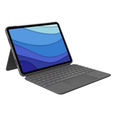 LOGITECH iPad-Tastatur "Combo Touch for iPad Pro 11-inch - US - INTNL", braun, B:21,5cm H:27cm T:3,4cm, Tastaturen