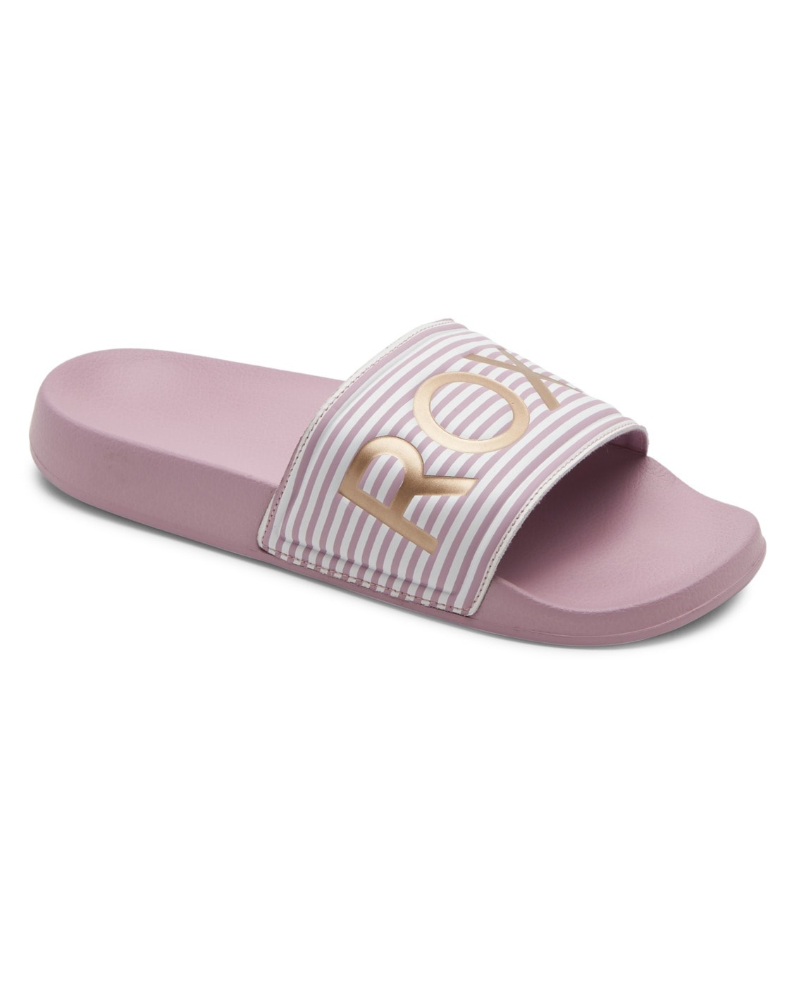 Sandale ROXY "Slippy Ii", Gr. 8(38), lila (lila haze), Obermaterial: 100% Synthetikmaterial / Futter: 100% Textil / Außensohle: 100% EVA, Schuhe