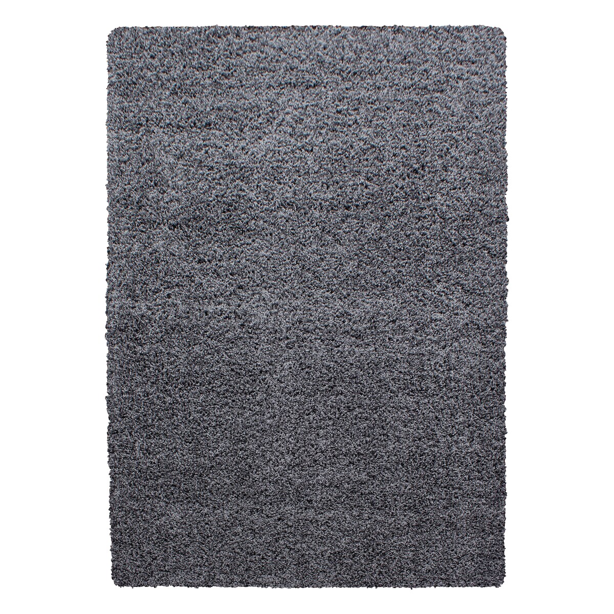 Teppich Wohnzimmer Hochflor Einfarbig Weich Flauschig Waschbar Strapazierfähig Schlafzimmer Grau 60x110 cm – RHEIN von Kadima Design Image