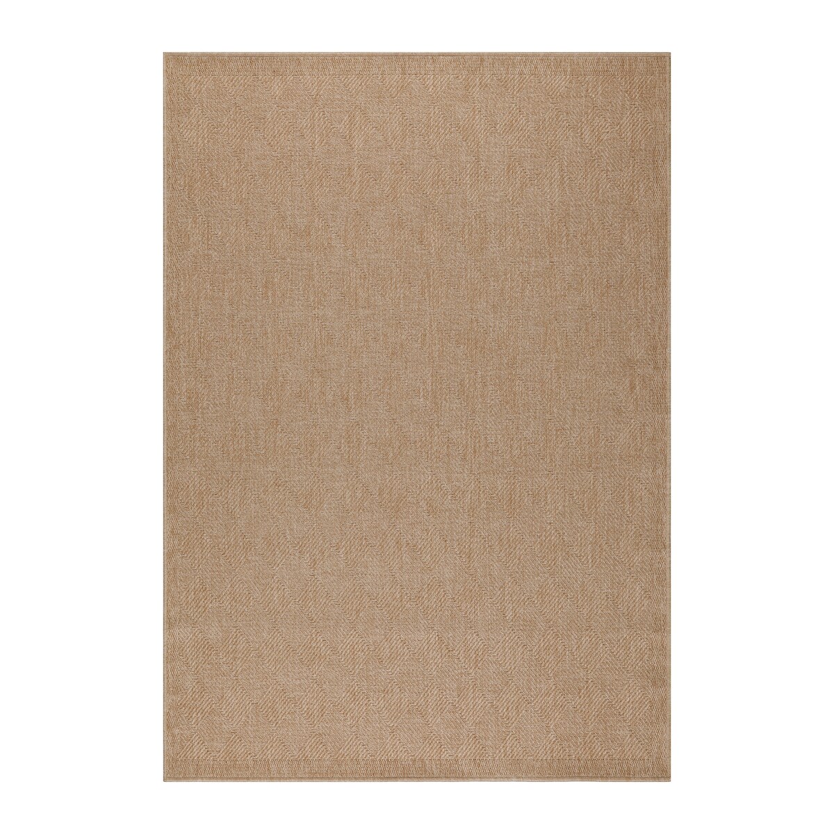 Balkonteppich Used-Look Wetterfest Waschbar Strapazierfähig Terrasse Garten Schadstoffgeprüft Beige 280x370 cm – JUNGFRAU von Kadima Design Image