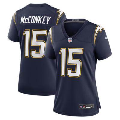 Los Angeles Chargers Nike Game Sekundär Ausweichtrikot - Marineblau - Ladd McConkey - Damen Image