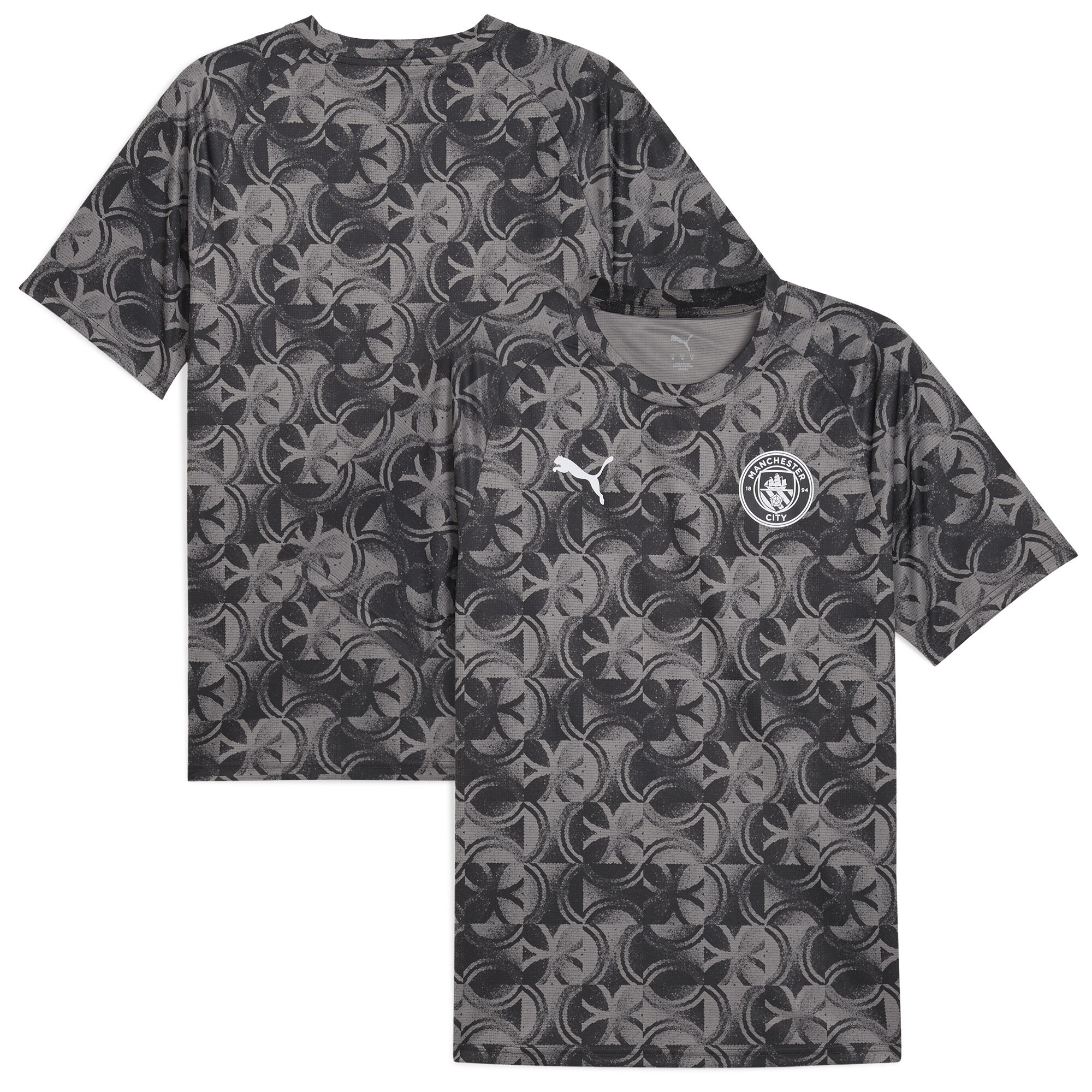 "Manchester City Puma Warm-Up-Trikot – Schwarz" Image