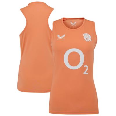England Rugby Red Roses Performance Racerback-Unterhemd – Melone Image