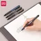 Deli 4pcs Black Ink Gel Pen High Quality Pens School Student Supplies Office Supplies Signing Pen Stationery Office Pen