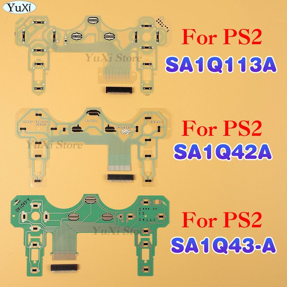 Für PS2 Leitfähige Film Band Platine Joystick Flex Kabel Für PlayStation 2 SA1Q42A SA1Q43-A SA1Q113A 18Pin 19Pin Buchse
