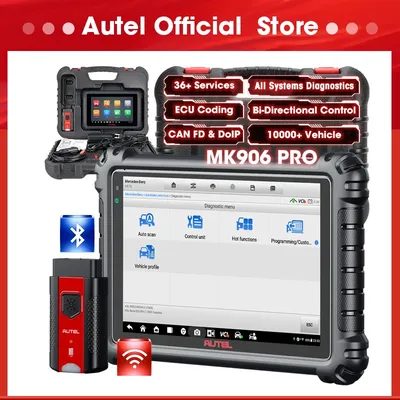 Autel MaxiCOM MK906PRO Diagnostic Tools MK906 Pro Automotive Scanner ECU Coding Tools PK MK906BT MS906BT
