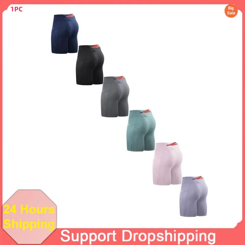 1PC männer Laufen Outdoor Tasche Shorts Sommer Sport Fitness Jogging Strumpfhosen Schnell Trocknend Mode Reflektierende Zipper Reiten Hosen Image