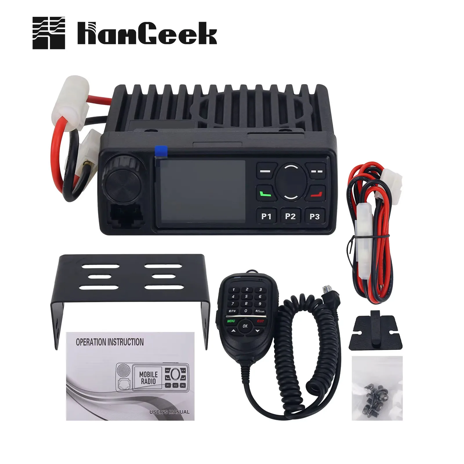 HamGeek MT-8900 VHF UHF Transceiver Mini Mobile Radio AM FM Receiver unterstützt Sweep Frequency Image