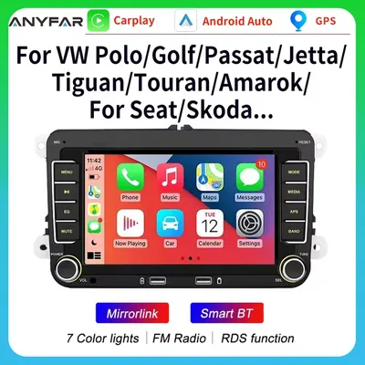 Auto Carplay Radio GPS For VW Volkswagen VW Golf GTI GTR Caddy New Beetle Sharan Amarok WiFi Car Player