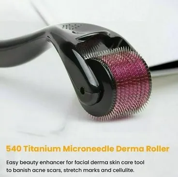 540 Dermaroller 0,2 mm 0,25 mm 0,3 mm Titan-Mikronadel für Haar- und Bartwachstum Mikronadel-Behandlung Dermaroller Image