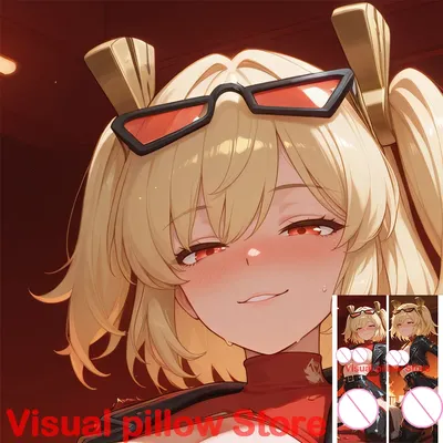 Dakimakura Anime Burnice Weißer doppelseitiger Druck Lebensgroßer Körperkissenbezug Kissenbezug für Erwachsene Image