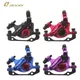 ZOOM XTECH HB100 MTB Biciclette Pinze Freno A Disco Idraulico Compatibile con G3 160/180mm Rotore Bici Freno Olio Anteriore Posteriore Pieghevole