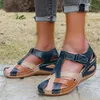 Sommerschuhe Sandalen Frauen Strand Damen Schuhe Retro Sandalen für Frauen Keil Wanderschuhe Party weibliche Frauen Sandale Schuhe