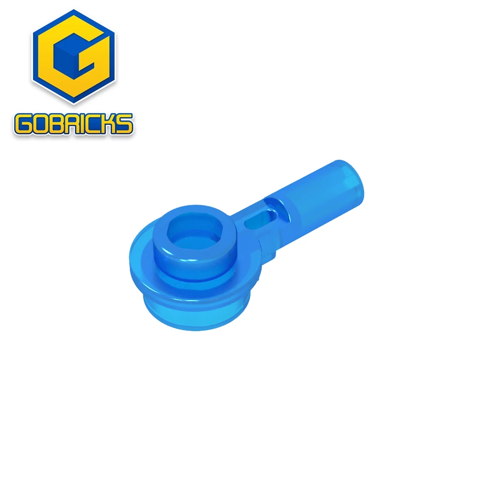 Gobricks Bausteine GDS-1570 Stange 1 l mit 1 x 1 runder Platte mit Hohlbolzen, kompatibel mit Lego 32828, pädagogisch technisch Image