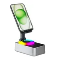 Supporto per telefono cellulare con altoparlante BT Wireless supporto per telefono altoparlante BT pieghevole e portatile Base antiscivolo altoparlanti BT portatili telefono