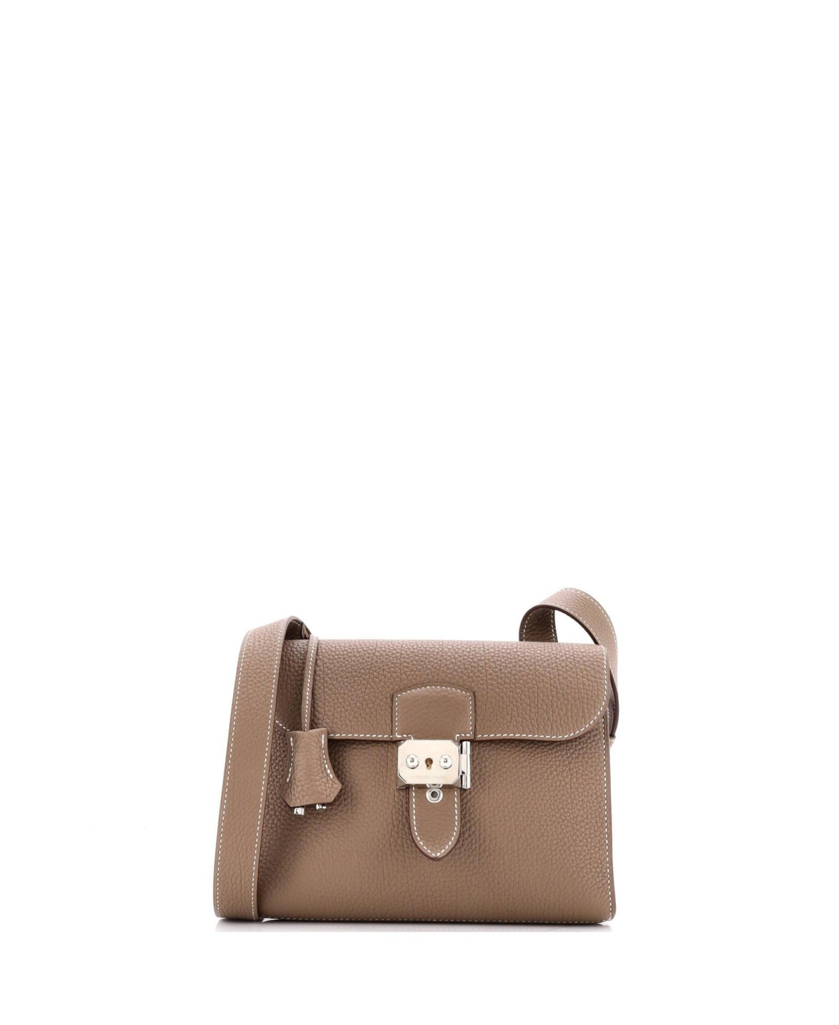 Pre-Owned HERMES 21 Sac a Depeches Messenger Bag Togo - Gray