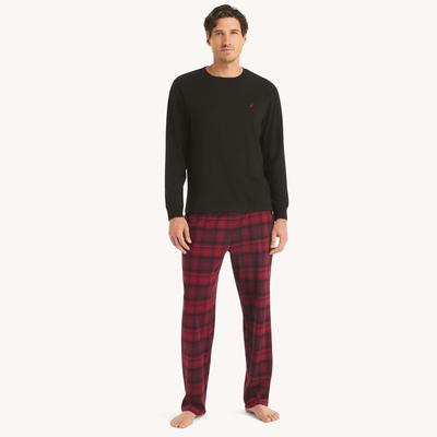 Nautica Men's Pajama Pant Set True Black, M