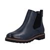 Chelseaboots REMONTE, Damen, Gr. 42, blau (dunkelblau), Leder, Elastischer Einsatz, unifarben, klassisch, Schuhe, Winterstiefelette, Klassik-Boots mit wasserabweisender TEX-Membran