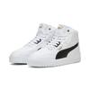 Sneaker PUMA "SHUFFLE DOWNTOWN MID", Gr. 46, schwarz-weiß (puma weiß, puma schwarz, puma gold), sportlich, Schuhe
