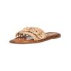 Pantolette INUOVO "INUOVO Pantoletten Leder", Damen, Gr. 39, beige (natur), Leder, casual, Schuhe