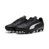 Fußballschuh PUMA "VITORIA II FG/AG", Gr. 40, schwarz-weiß (puma schwarz, puma weiß), Synthetik, sportlich, Schuhe, für Rasenplätze