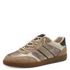 Slip-On Sneaker TAMARIS, Damen, Gr. 38, gold (goldfarben kombiniert), Lederimitat, metallic, sportlich, Schuhe, Freizeitschuh, Halbschuh, Schlupfschuh in veganer Verarbeitung