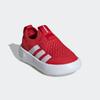Slip-On Sneaker ADIDAS SPORTSWEAR "BUBBLECOMFY KIDS", Gr. 23, rot (better scarlet, cloud weiß, core schwarz), Textil, sportlich, Schuhe, für Kinder