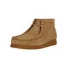 Schnürschuh CLARKS "Wallabee", Herren, Gr. 45, beige, casual, Schuhe, mit hochwertigem Wildleder-Finish
