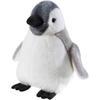 Kuscheltier HEUNEC "Misanimo, Pinguinbaby groß, 25 cm", grau (weiß, grau), Plüschfiguren, KinderH:25cm, H:25cm