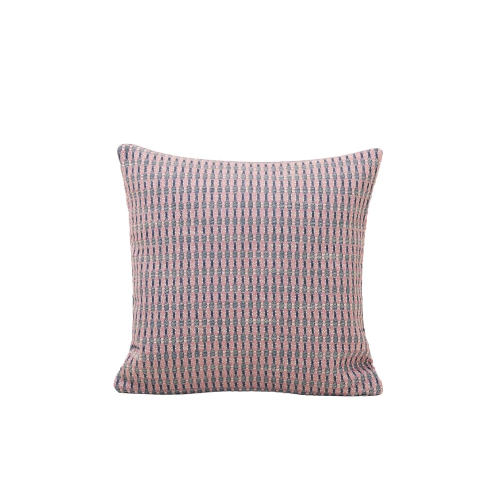 Housse de coussin en laine rose 40x40 cm